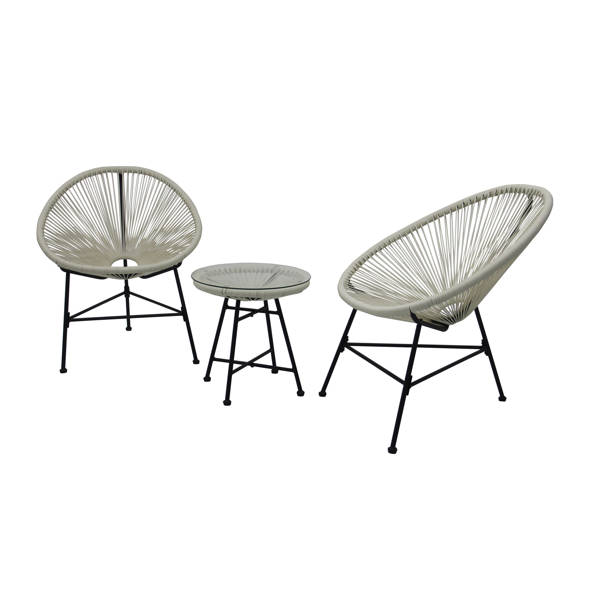 Oliver Gaven Woven Basket Patio Chair & Reviews Wayfair Canada